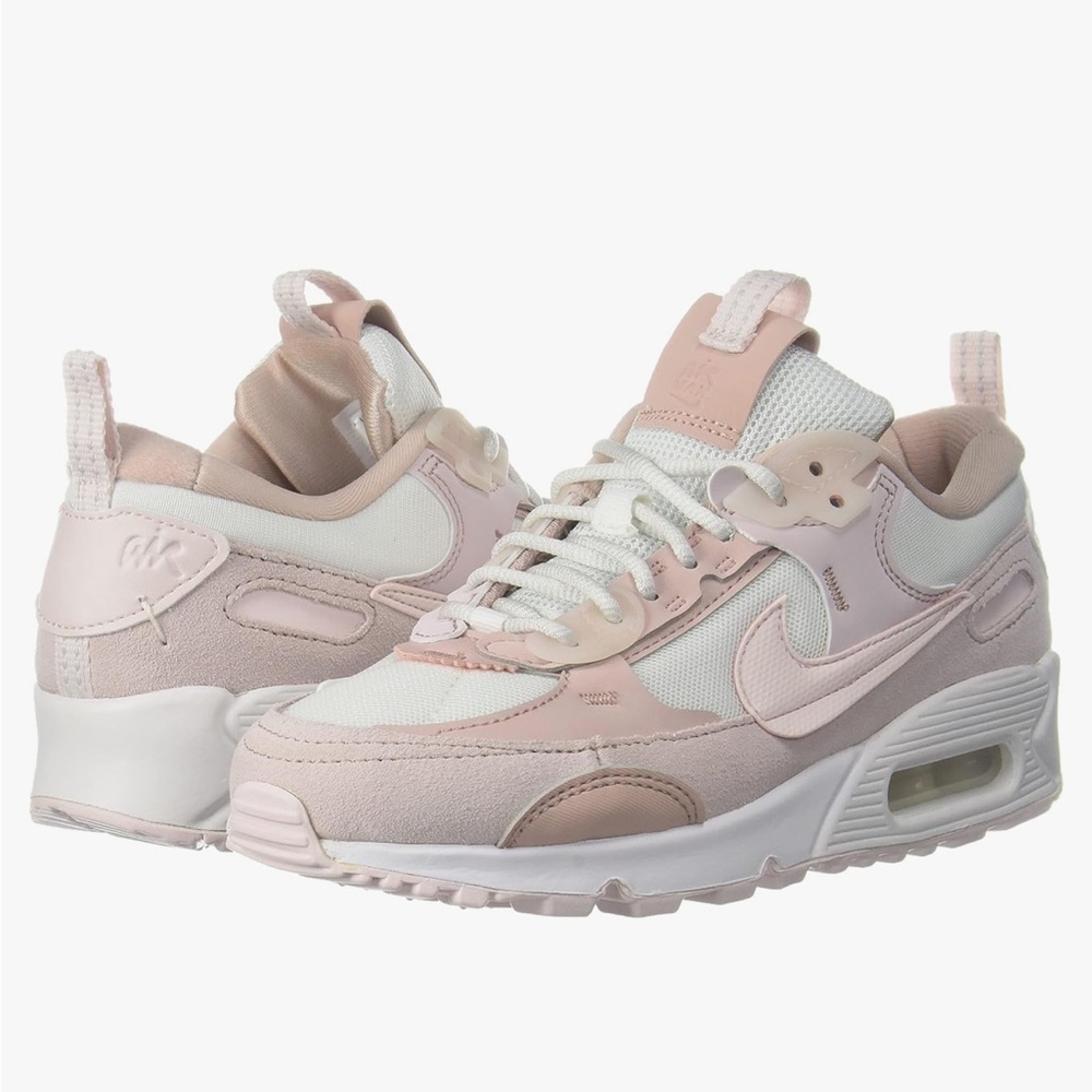 NWOB Nike (WMNS) Air Max 90 Futura 'Barely Rose'. Size 10. MSRP $186 - Picture 6 of 17